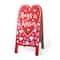Glitzhome&#xAE; 24&#x22; Valentine&#x27;s Double Sided Wooden Easel Porch D&#xE9;cor